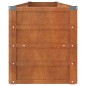 vidaXL Hochbeet Rostig 240x40x45 cm Cortenstahl vidaXL Hochbeet Rostig 240x40x45 cm Cortenstahl