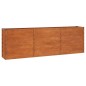 vidaXL Hochbeet Rostig 240x40x77 cm Cortenstahl vidaXL Hochbeet Rostig 240x40x77 cm Cortenstahl