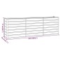 vidaXL Hochbeet Rostig 240x40x77 cm Cortenstahl vidaXL Hochbeet Rostig 240x40x77 cm Cortenstahl