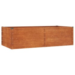 vidaXL Hochbeet Rostig 160x80x45 cm Cortenstahl
