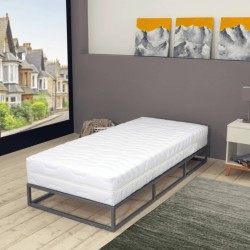 vidaXL Matratze 140 x 200 cm 7 Zonen Taschenfedern 20 cm H2 