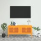 vidaXL TV-Schrank Senfgelb 105x35x50 cm Stahl vidaXL TV-Schrank Senfgelb 105x35x50 cm Stahl
