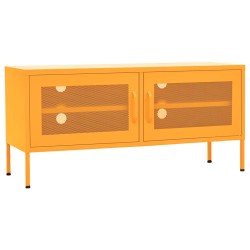 vidaXL TV-Schrank Senfgelb 105x35x50 cm Stahl    
