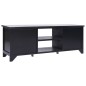 vidaXL TV-Schrank Schwarz 108x30x40 cm Massivholz Paulownia vidaXL TV-Schrank Schwarz 108x30x40 cm Massivholz Paulownia
