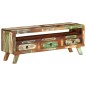 vidaXL TV-Schrank Mehrfarbig 110x30x40 cm Altholz Massiv vidaXL TV-Schrank Mehrfarbig 110x30x40 cm Altholz Massiv
