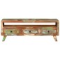 vidaXL TV-Schrank Mehrfarbig 110x30x40 cm Altholz Massiv vidaXL TV-Schrank Mehrfarbig 110x30x40 cm Altholz Massiv