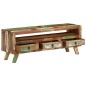 vidaXL TV-Schrank Mehrfarbig 110x30x40 cm Altholz Massiv vidaXL TV-Schrank Mehrfarbig 110x30x40 cm Altholz Massiv