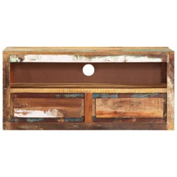 vidaXL TV-Schrank 88x30x40 cm Altholz Massiv