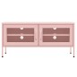vidaXL TV-Schrank Rosa 105x35x50 cm Stahl vidaXL TV-Schrank Rosa 105x35x50 cm Stahl