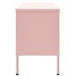 vidaXL TV-Schrank Rosa 105x35x50 cm Stahl vidaXL TV-Schrank Rosa 105x35x50 cm Stahl