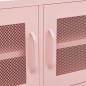 vidaXL TV-Schrank Rosa 105x35x50 cm Stahl vidaXL TV-Schrank Rosa 105x35x50 cm Stahl