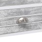 vidaXL TV-Schrank Weiß und Grau 108x30x40 cm Massivholz Paulownia vidaXL TV-Schrank Weiß und Grau 108x30x40 cm Massivholz Paulownia