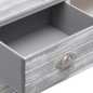 vidaXL TV-Schrank Weiß und Grau 108x30x40 cm Massivholz Paulownia vidaXL TV-Schrank Weiß und Grau 108x30x40 cm Massivholz Paulownia