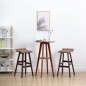 Barhocker 2 Stk. Taupe Stoff Barhocker 2 Stk. Taupe Stoff