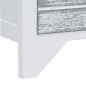 vidaXL TV-Schrank Weiß und Grau 108x30x40 cm Massivholz Paulownia vidaXL TV-Schrank Weiß und Grau 108x30x40 cm Massivholz Paulownia