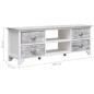 vidaXL TV-Schrank Weiß und Grau 108x30x40 cm Massivholz Paulownia vidaXL TV-Schrank Weiß und Grau 108x30x40 cm Massivholz Paulownia