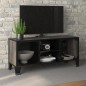vidaXL TV-Schrank Grau 105x36x47 cm Metall und MDF vidaXL TV-Schrank Grau 105x36x47 cm Metall und MDF