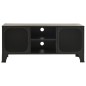 vidaXL TV-Schrank Grau 105x36x47 cm Metall und MDF vidaXL TV-Schrank Grau 105x36x47 cm Metall und MDF