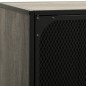 vidaXL TV-Schrank Grau 105x36x47 cm Metall und MDF vidaXL TV-Schrank Grau 105x36x47 cm Metall und MDF