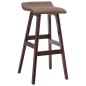 Barhocker 2 Stk. Taupe Stoff Barhocker 2 Stk. Taupe Stoff