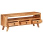vidaXL TV-Schrank 110x30x40 cm Massivholz Akazie vidaXL TV-Schrank 110x30x40 cm Massivholz Akazie