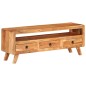 vidaXL TV-Schrank 110x30x40 cm Massivholz Akazie vidaXL TV-Schrank 110x30x40 cm Massivholz Akazie