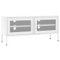 vidaXL TV-Schrank Weiß 105x35x50 cm Stahl vidaXL TV-Schrank Weiß 105x35x50 cm Stahl