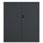 vidaXL Aktenschrank Anthrazit 79x40x90 cm Stahl vidaXL Aktenschrank Anthrazit 79x40x90 cm Stahl