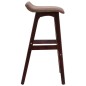Barhocker 2 Stk. Taupe Stoff Barhocker 2 Stk. Taupe Stoff