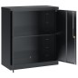 vidaXL Aktenschrank Anthrazit 79x40x90 cm Stahl vidaXL Aktenschrank Anthrazit 79x40x90 cm Stahl
