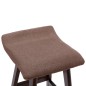 Barhocker 2 Stk. Taupe Stoff Barhocker 2 Stk. Taupe Stoff