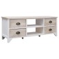 vidaXL TV-Schrank 108x30x40 cm Massivholz Paulownia vidaXL TV-Schrank 108x30x40 cm Massivholz Paulownia
