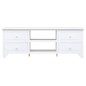 vidaXL TV-Schrank Weiß 108x30x40 cm Massivholz Paulownia vidaXL TV-Schrank Weiß 108x30x40 cm Massivholz Paulownia