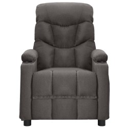 vidaXL Massagesessel Dunkelgrau Stoff