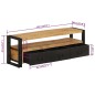 vidaXL TV-Schrank 120x30x40 cm Massivholz Mango vidaXL TV-Schrank 120x30x40 cm Massivholz Mango
