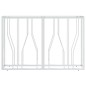 vidaXL Konsolentisch Silbern 110x30x70 cm Edelstahl und Glas vidaXL Konsolentisch Silbern 110x30x70 cm Edelstahl und Glas
