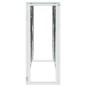 vidaXL Konsolentisch Silbern 110x30x70 cm Edelstahl und Glas vidaXL Konsolentisch Silbern 110x30x70 cm Edelstahl und Glas