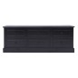 vidaXL TV-Schrank Schwarz 108x30x40 cm Massivholz Paulownia vidaXL TV-Schrank Schwarz 108x30x40 cm Massivholz Paulownia