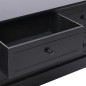 vidaXL TV-Schrank Schwarz 108x30x40 cm Massivholz Paulownia vidaXL TV-Schrank Schwarz 108x30x40 cm Massivholz Paulownia
