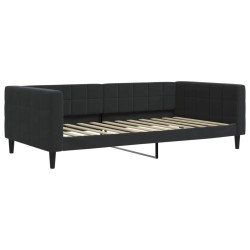 vidaXL Tagesbett Schwarz 100x200 cm Samt