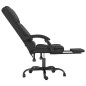 Bürostuhl mit Massagefunktion Schwarz Kunstleder Bürostuhl mit Massagefunktion Schwarz Kunstleder