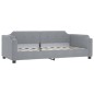 vidaXL Tagesbett Hellgrau 90x190 cm Stoff vidaXL Tagesbett Hellgrau 90x190 cm Stoff