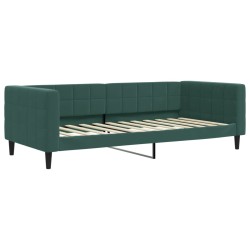 vidaXL Tagesbett Dunkelgrün 90x200 cm Samt