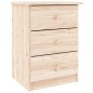 vidaXL Nachttisch ALTA Natur 41x35x55,5 cm Massivholz Kiefer vidaXL Nachttisch ALTA Natur 41x35x55,5 cm Massivholz Kiefer