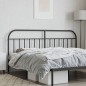 vidaXL Kopfteil Metall Schwarz 193 cm vidaXL Kopfteil Metall Schwarz 193 cm