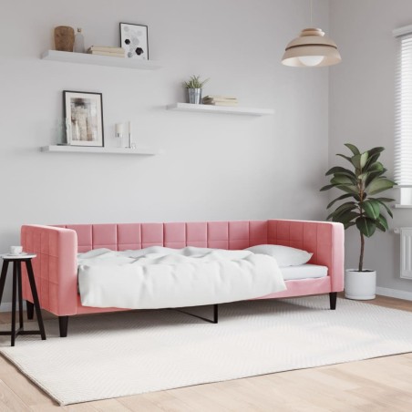 vidaXL Tagesbett Rosa 80x200 cm Samt