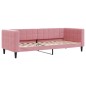 vidaXL Tagesbett Rosa 80x200 cm Samt vidaXL Tagesbett Rosa 80x200 cm Samt