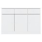 vidaXL Sideboard ALTA Weiß 112x35x73 cm Massivholz Kiefer vidaXL Sideboard ALTA Weiß 112x35x73 cm Massivholz Kiefer