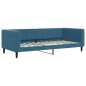 vidaXL Tagesbett Blau 90x200 cm Samt vidaXL Tagesbett Blau 90x200 cm Samt