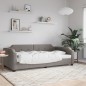 vidaXL Tagesbett Taupe 80x200 cm Stoff vidaXL Tagesbett Taupe 80x200 cm Stoff